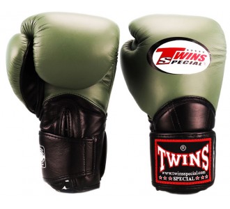Боксерские перчатки Twins Special (BGVL-11 olive/black)